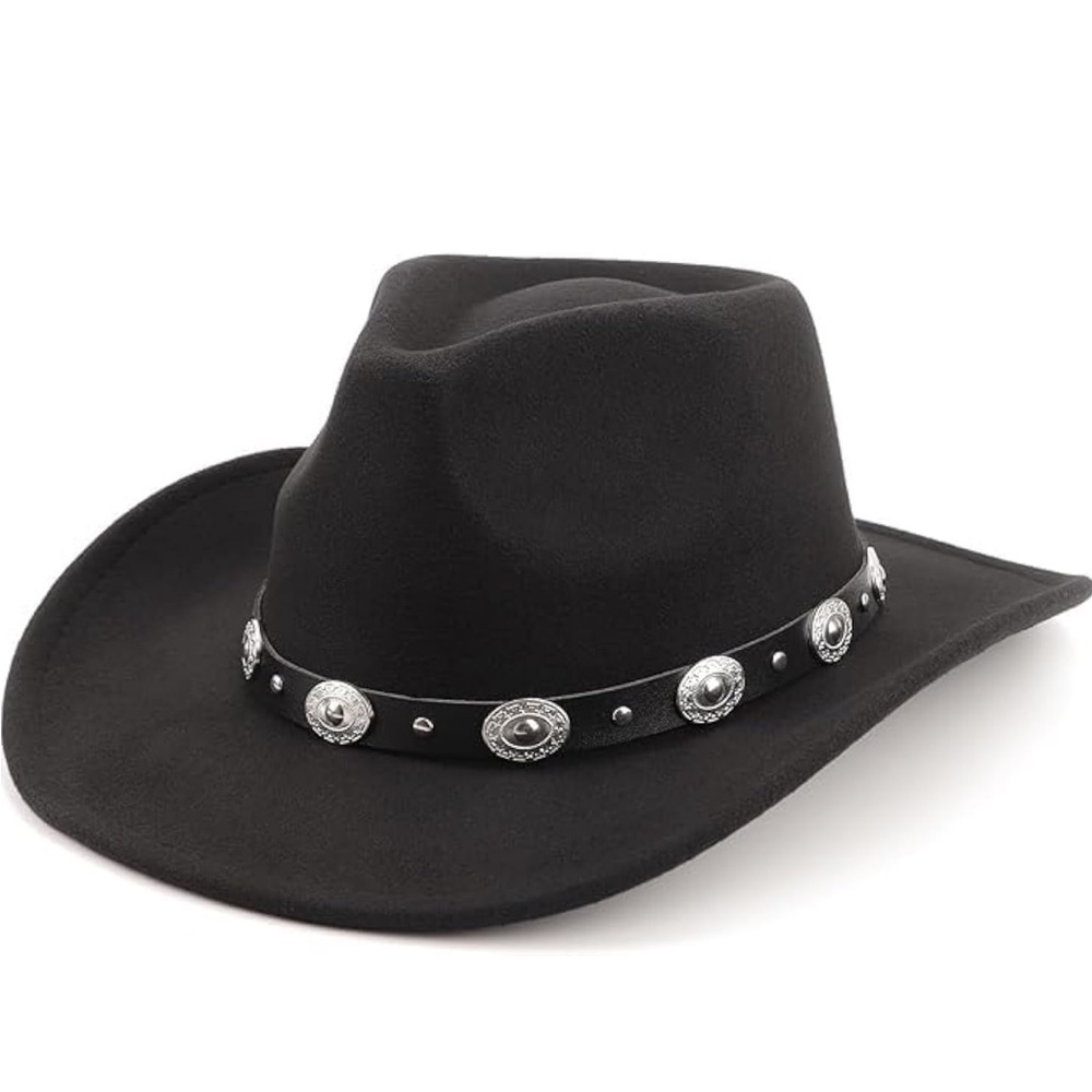 Sold -  Western Cowboy Hat with Silver Accents